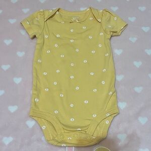 Carter's Yellow Floral Bodysuit